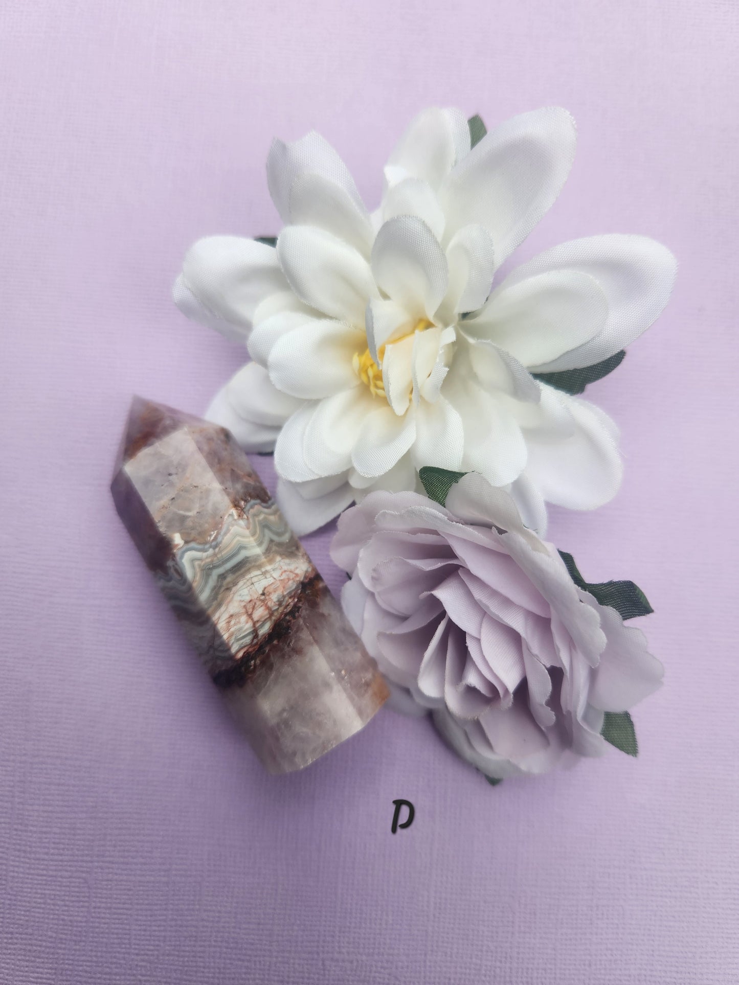 Amethyst and Crazy Lace Agate Crystal Tower