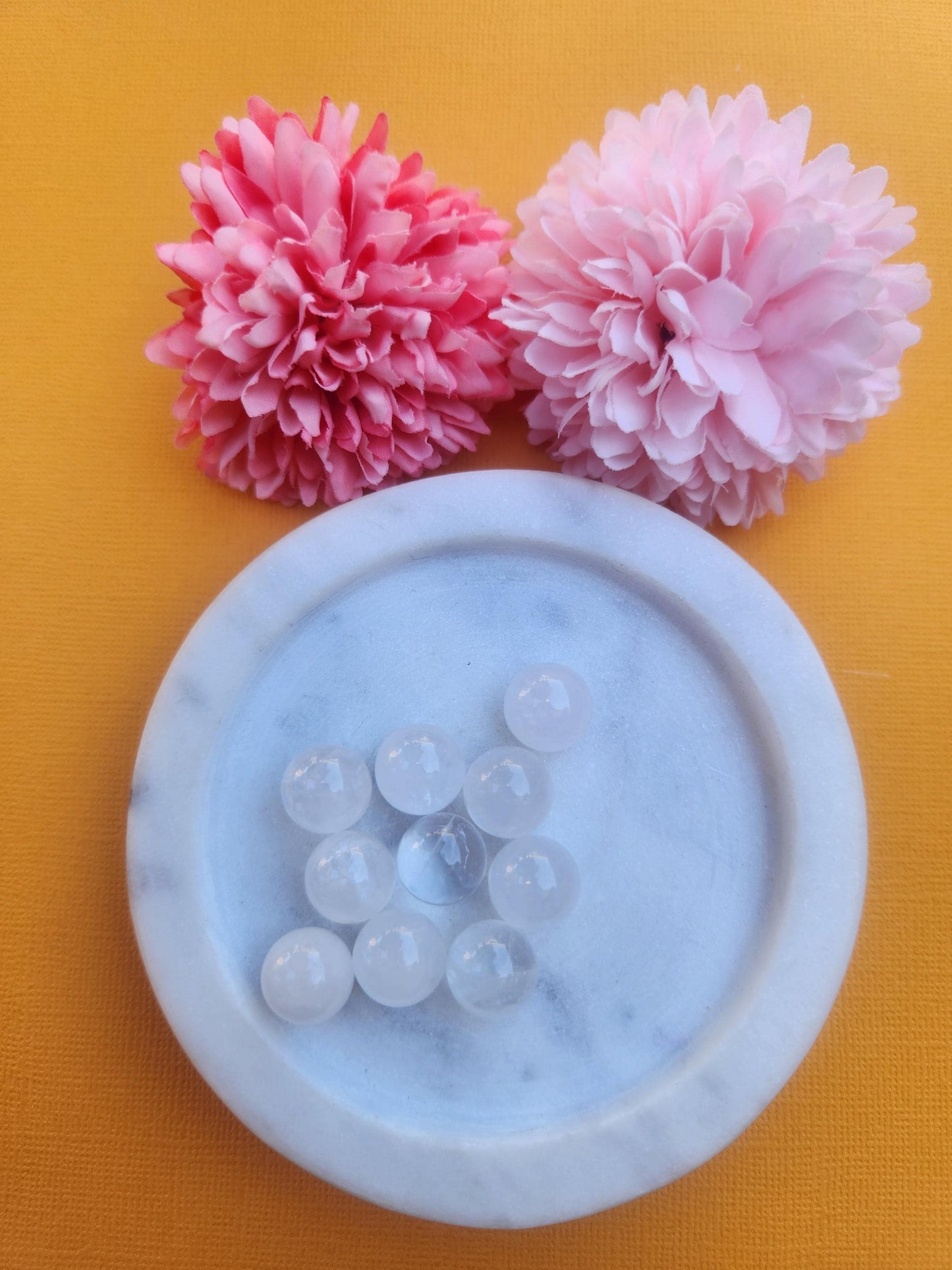Clear quartz mini sphere 1.2cm polished crystal ball with transparent clarity, small quartz sphere for energy amplification, healing and manifestation, powerful cleansing crystal for meditation, pocket size clear quartz gemstone sphere for spiritual clarity and crystal collection